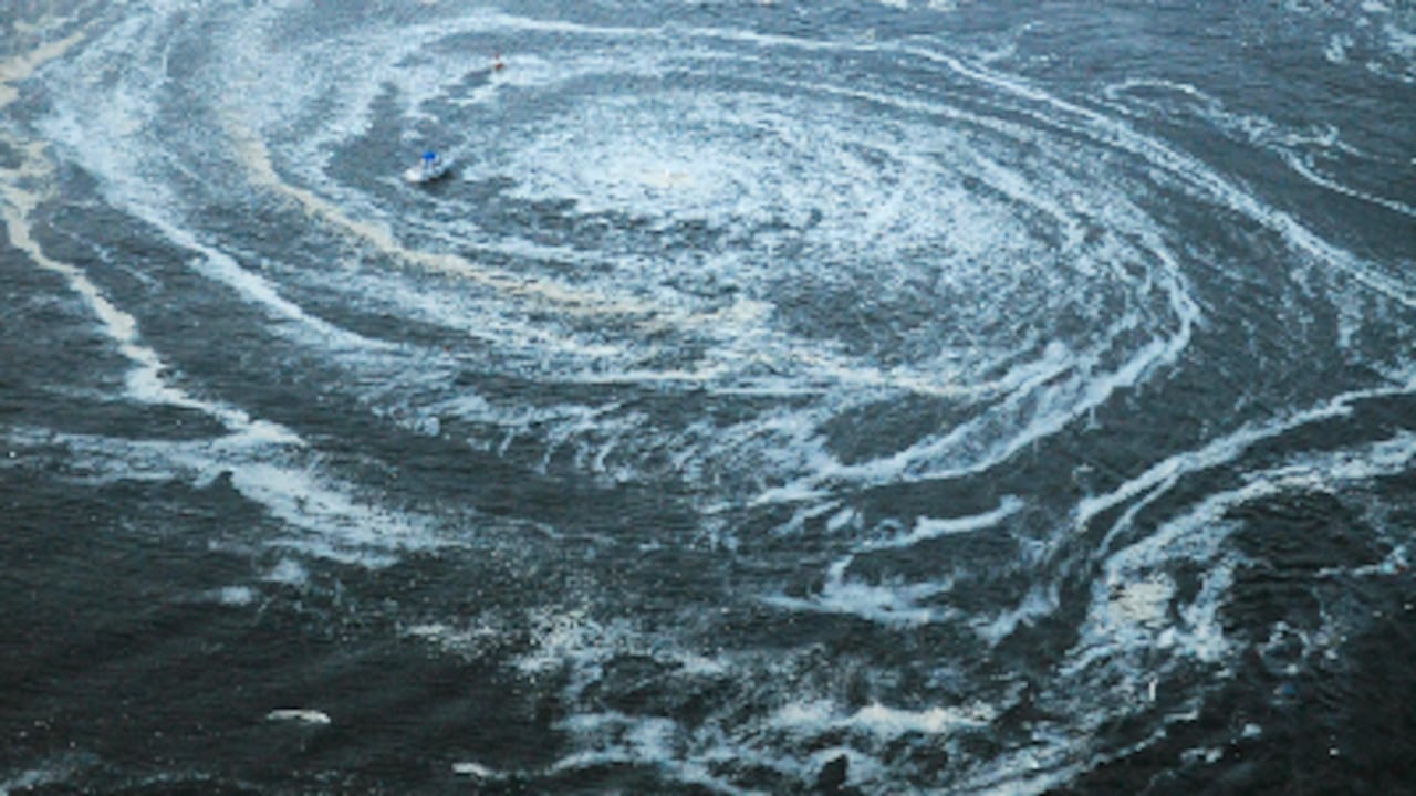 Vista aérea tras el tsunami provocado por el terremoto de 8,9 grados de maginud que azotó a Japón.