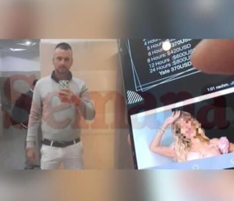 A través de chat la red de tráfico sexual de la que haría parte un alemán, ofrecía los servicios de mujeres en dólares en Cartagena.