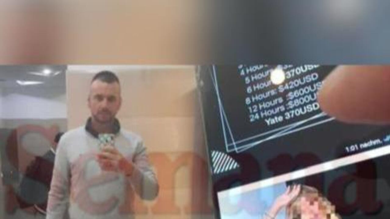 A través de chat la red de tráfico sexual de la que haría parte un alemán, ofrecía los servicios de mujeres en dólares en Cartagena.