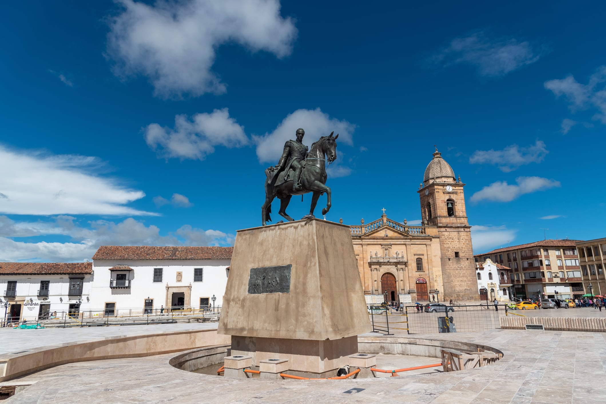 Monumento a Simón Bolívar en Tunja.