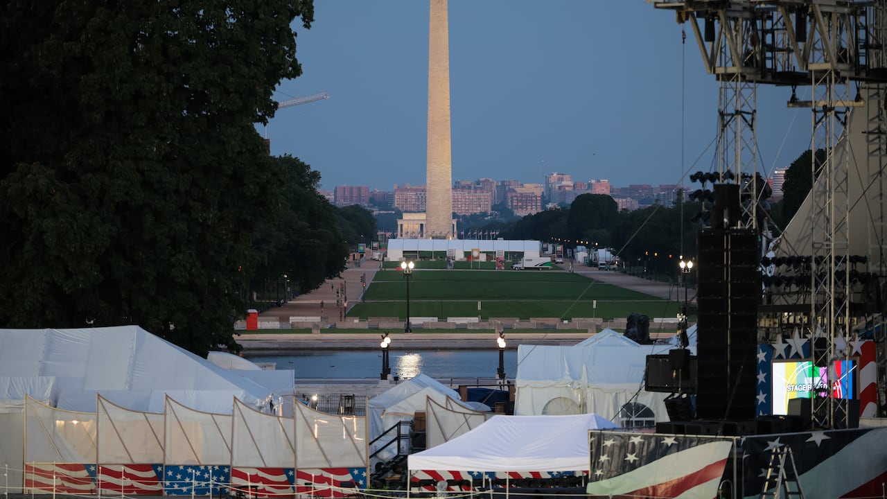 La capital se prepara para la celebración oficial con Donald Trump