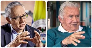 Guillermo Alfonso Jaramillo y Rudolf Hommes.