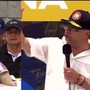 El presidente se enojó con los dos funcionarios durante un evento en Santa Marta.