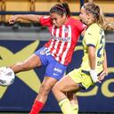 Leicy Santos marca gol en el duelo de Atlético de Madrid contra Villarreal