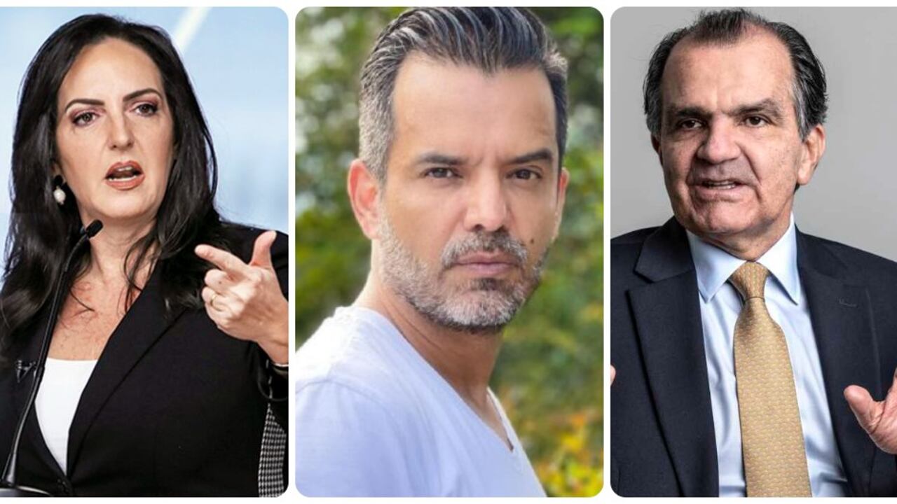 María Fernanda Cabal, Jorge Cárdenas y Óscar Iván Zuluaga.