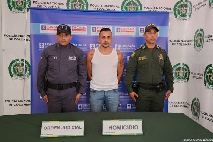 Hombre capturado por homicidio en Bucaramanga