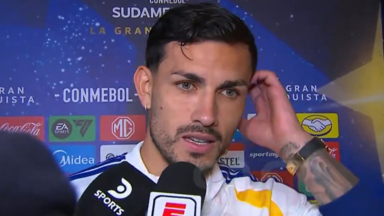 Leandro Paredes dio declaraciones tras la victoria de Boca Juniors vs. O'Higgins en Copa Sudamericana.