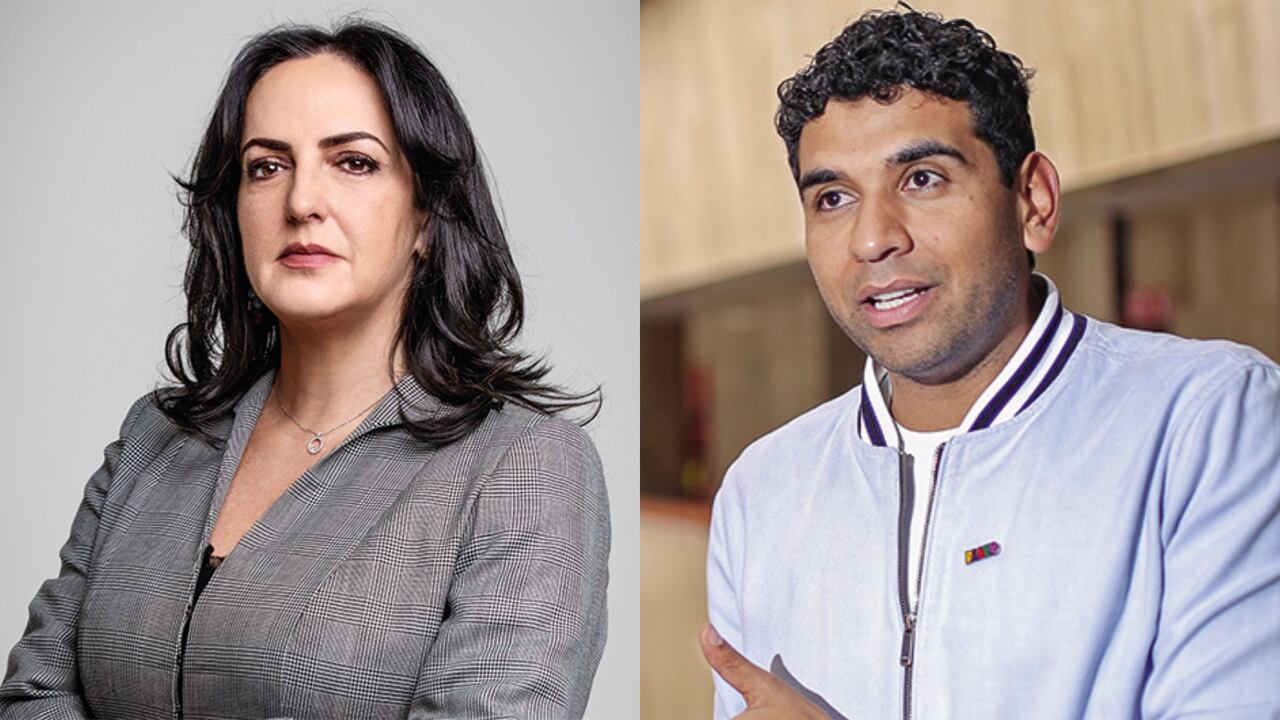 María Fernanda Cabal y David Racero.