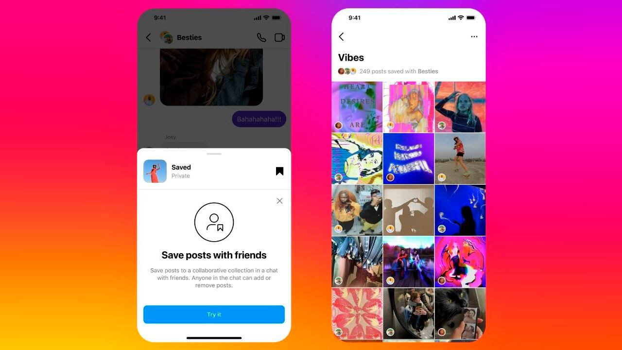 Instagram lanza la función de álbumes compartidos.