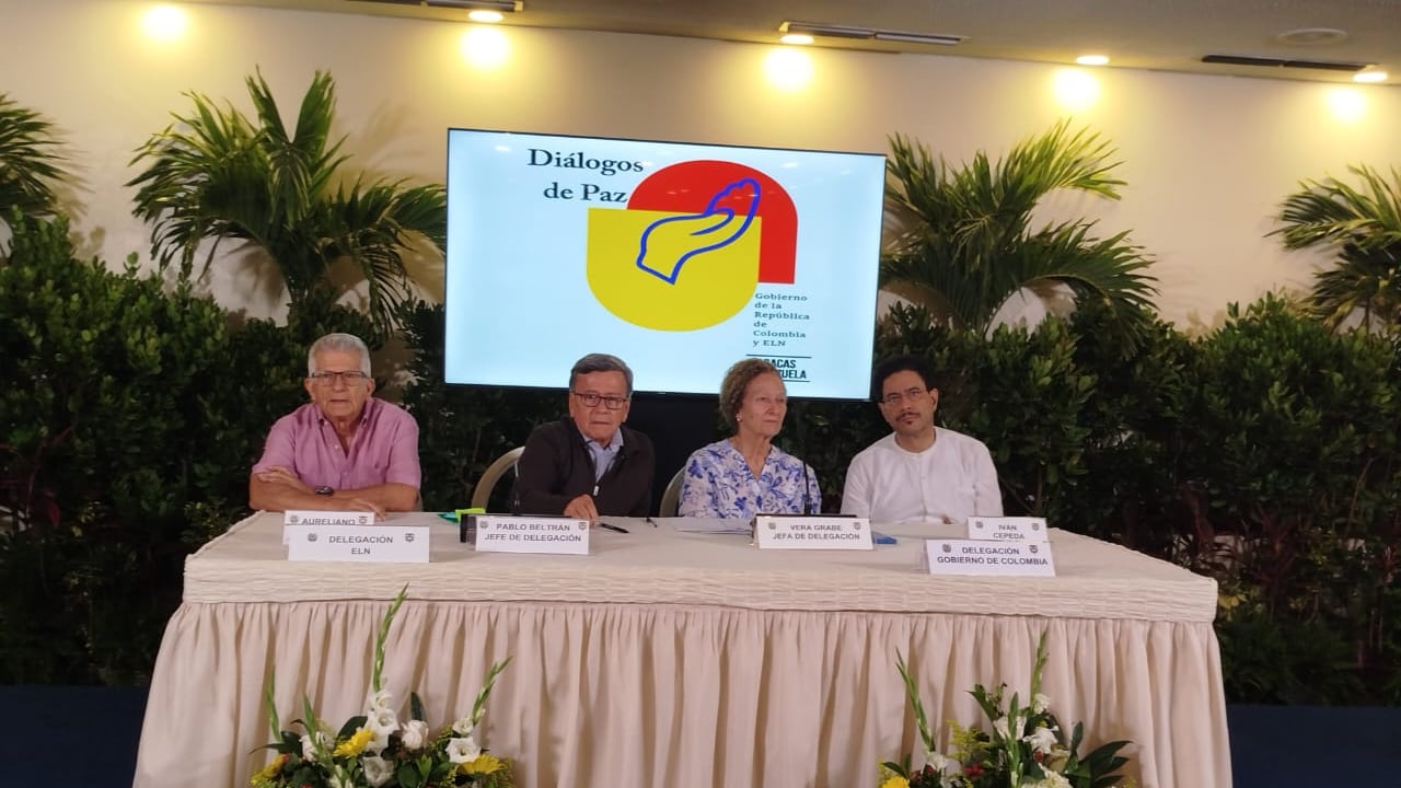 Delegación del Gobierno Petro y del ELN en Caracas, Venezuela.