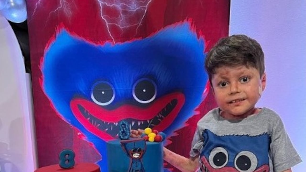 El pequeño Guilherme de 8 años de edad.