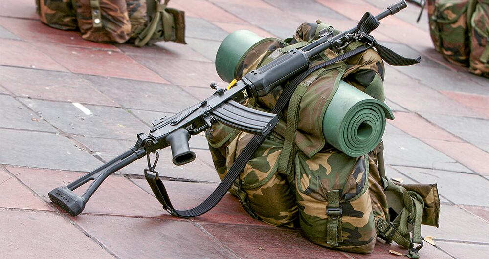 Las fuerzas militares.