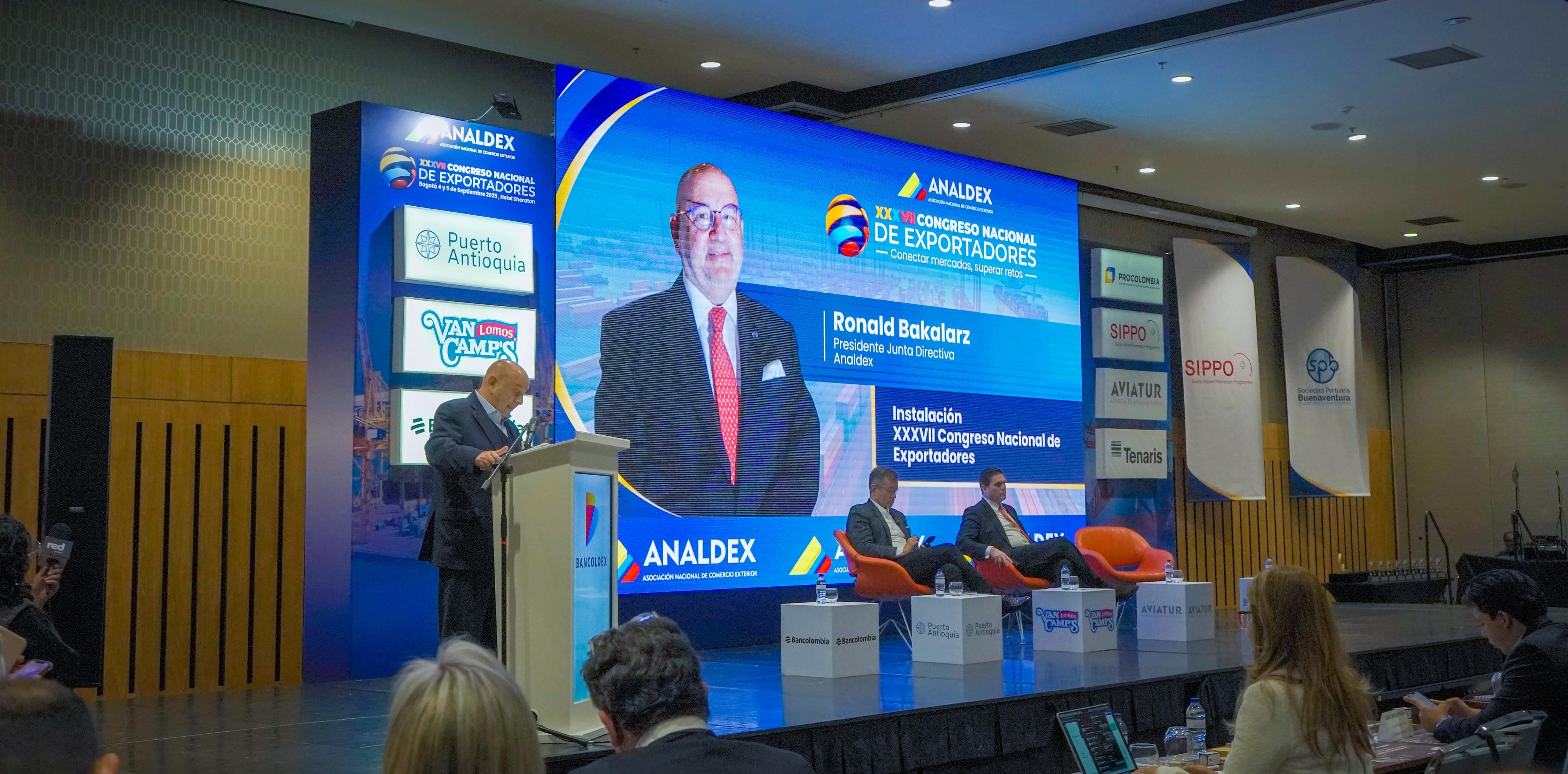 Cogreso de Analdex en Bogotá, 4 de septiembre de 2025.