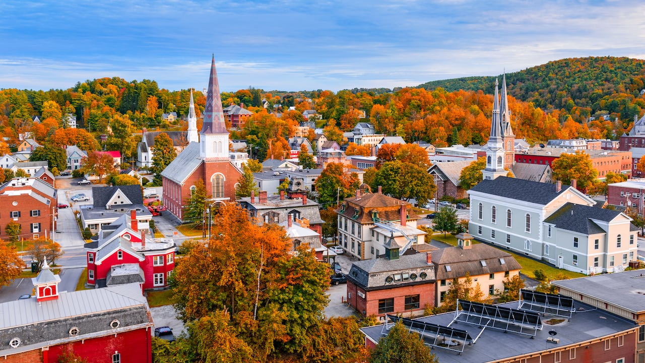 Vermont, uno de los mejores lugares para vivir en Estados Unidos, de acuerdo con el ranking de CNBC.