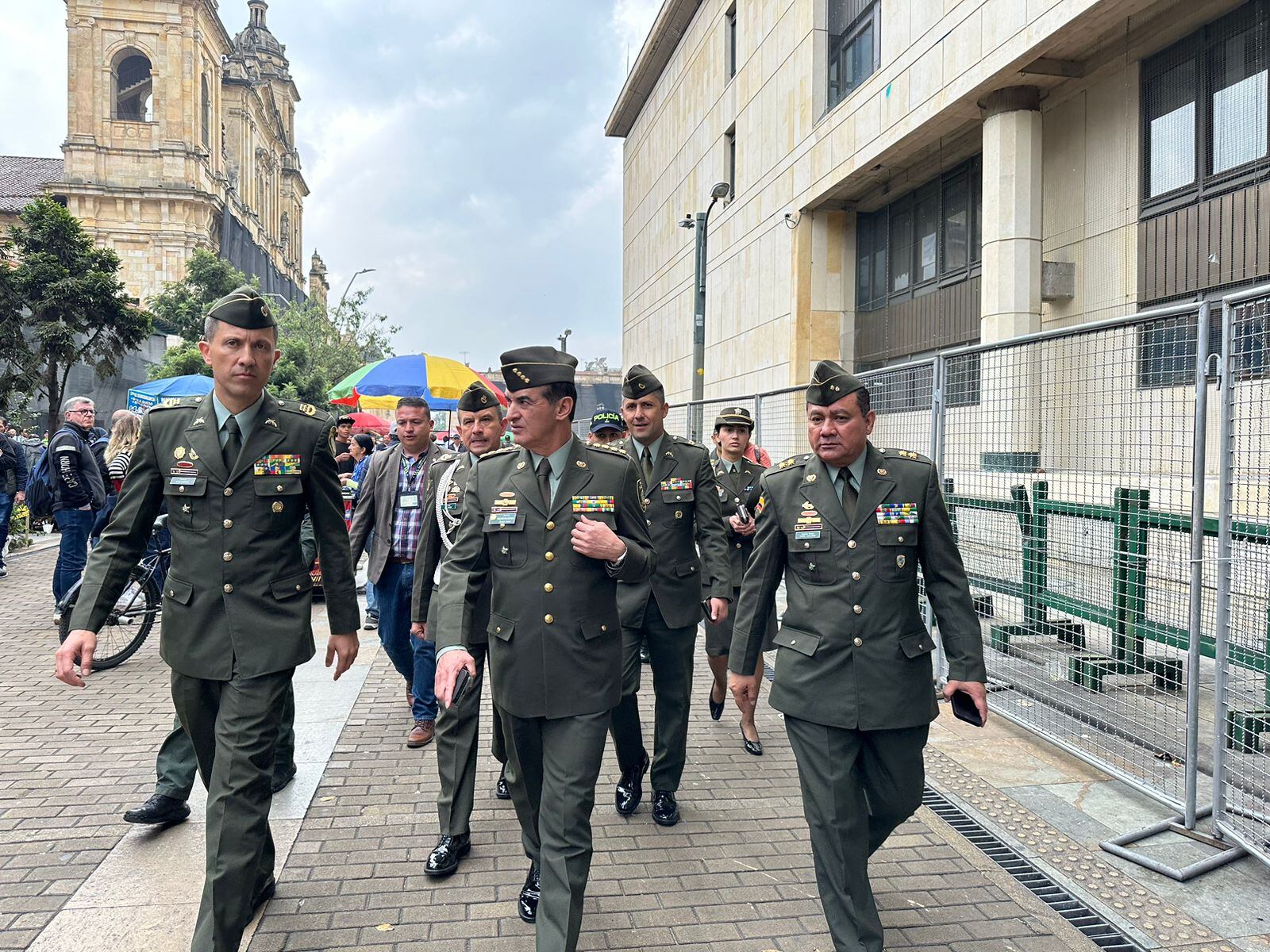 El general William Salamanca aseguró que no tiene conocimiento de agresiones a magistrados o funcionarios de la Rama Judicial.