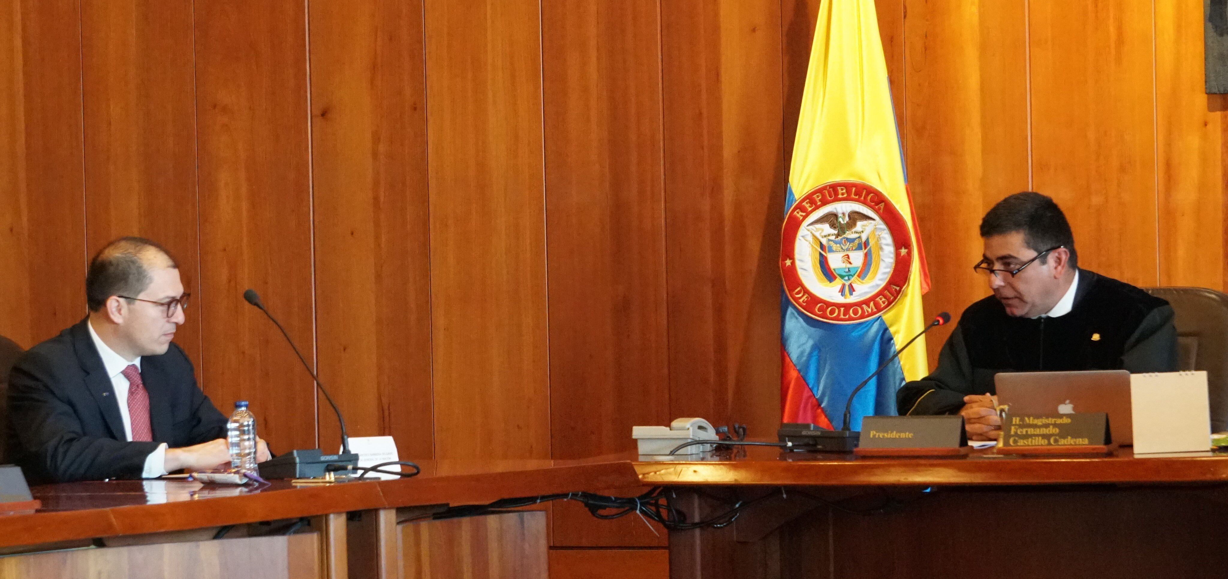 Fiscal General, Francisco Barbosa se reunió con la Sala Plena de la Corte Suprema de Justicia.