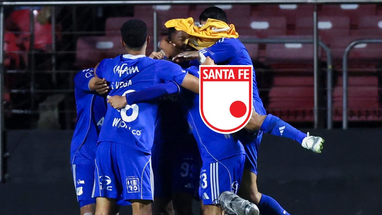 Millonarios celebra en Sao Paulo