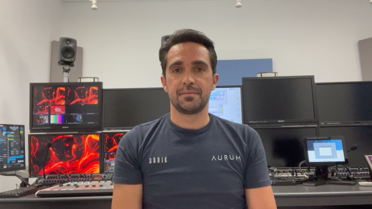 Alberto Contador, panelista de Semana en La Ruta en la Vuelta a España 2022