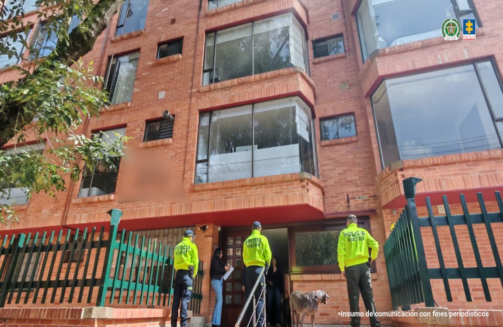 Una de las propiedades afectadas con extinción de dominio es un apartamento. Para la Fiscalía, los bienes fueron adquirido con el envío de cocaína al exterior