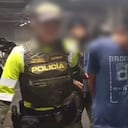 Imagen del momento de la captura de alias "Andrés"