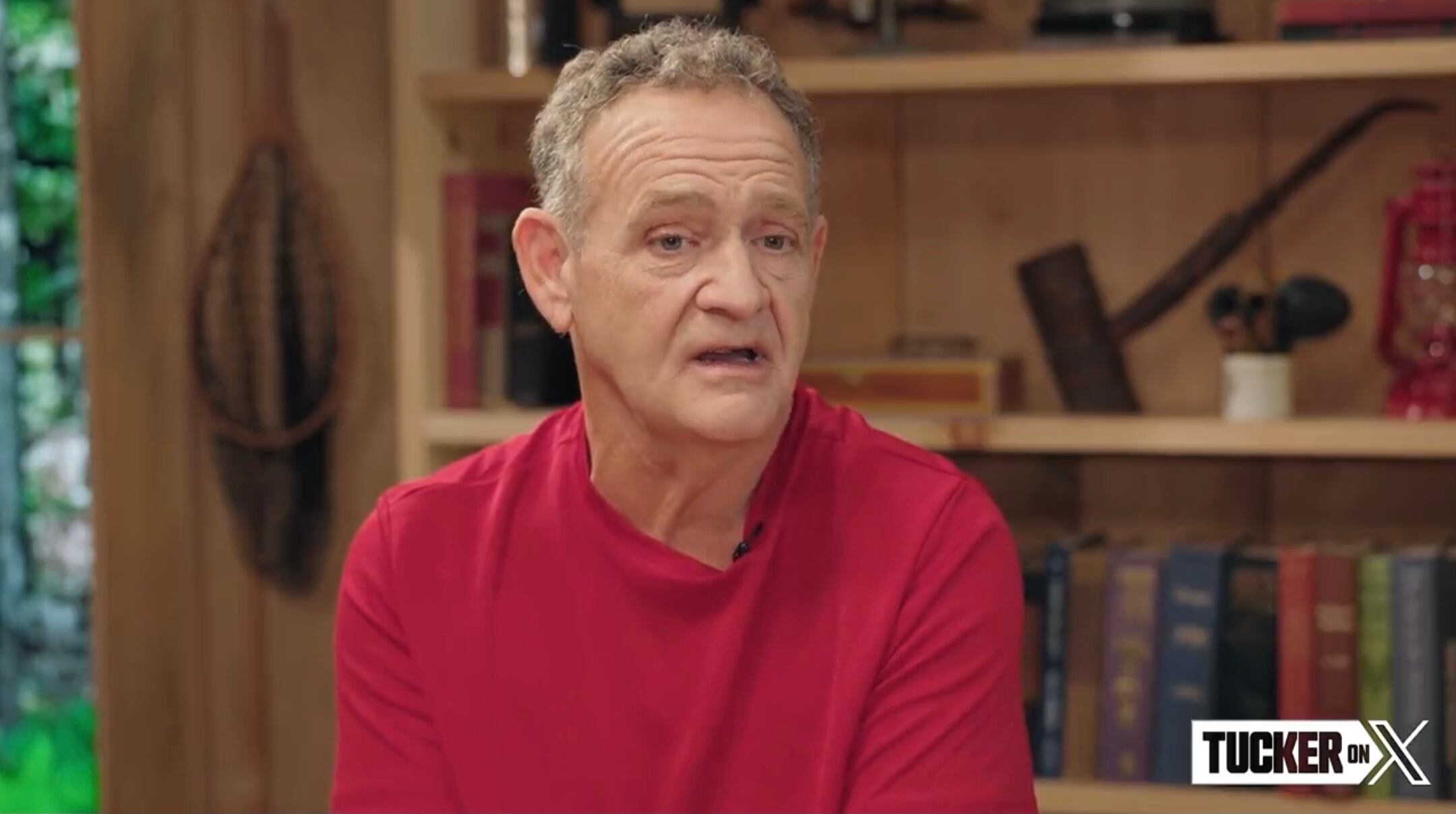 Tucker Carlson Larry Sinclair. Foto: Captura de pantalla X @TuckerCarlson.