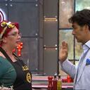 Cata con Botas y Christopher Carpentier en MásterChef Celebrity