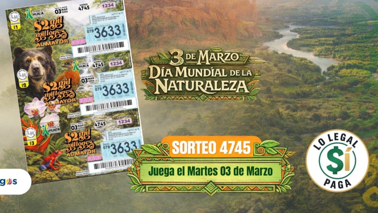 Este fue el ganador del más reciente sorteo de la Lotería del Huila