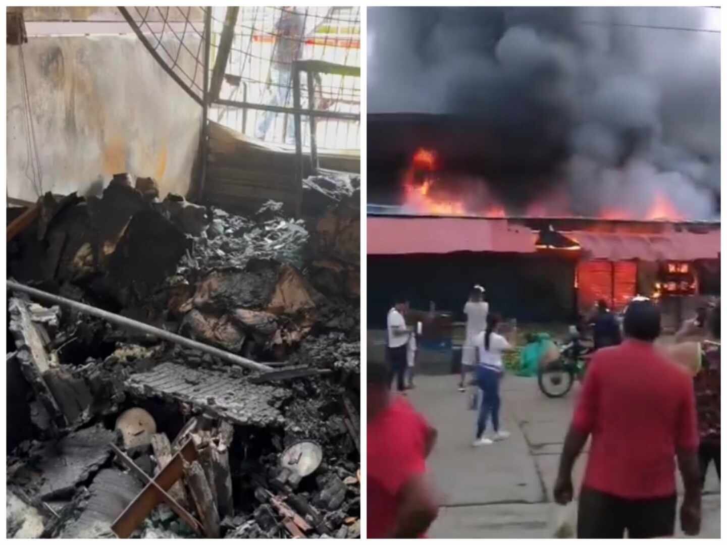 Entre los locales afectados hay 7 con daños colaterales.