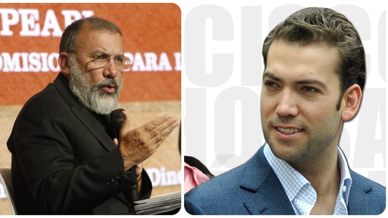 Roy Barreras y Martín Santos.