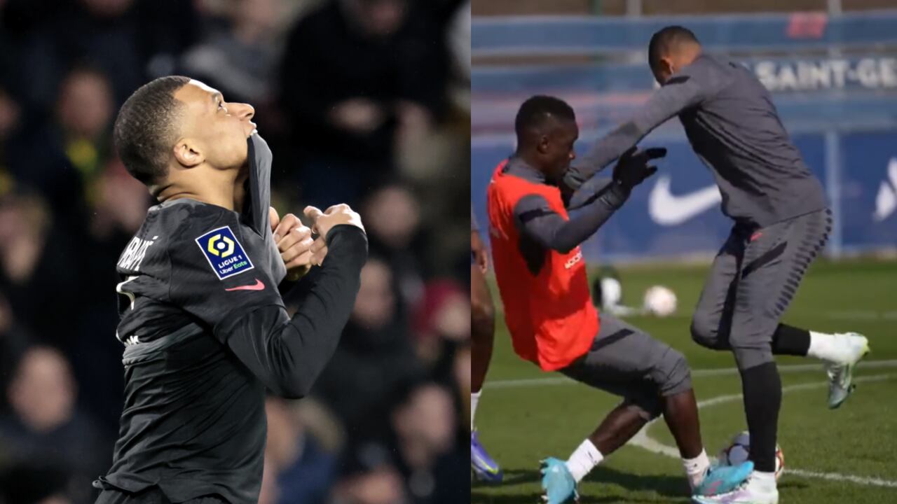 Kylian Mbappé Foto: AP/Jeremias Gonzalez//Captura de pantalla.