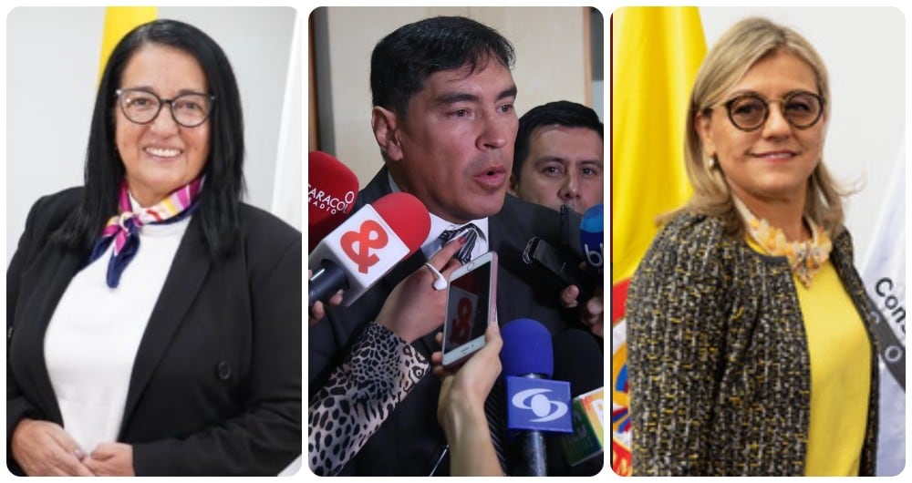 Alba Lucía Velásquez, Álvaro Hernán Prada y Fabiola Márquez.