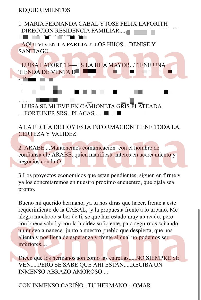 Maria Fernanda Cabal Documento