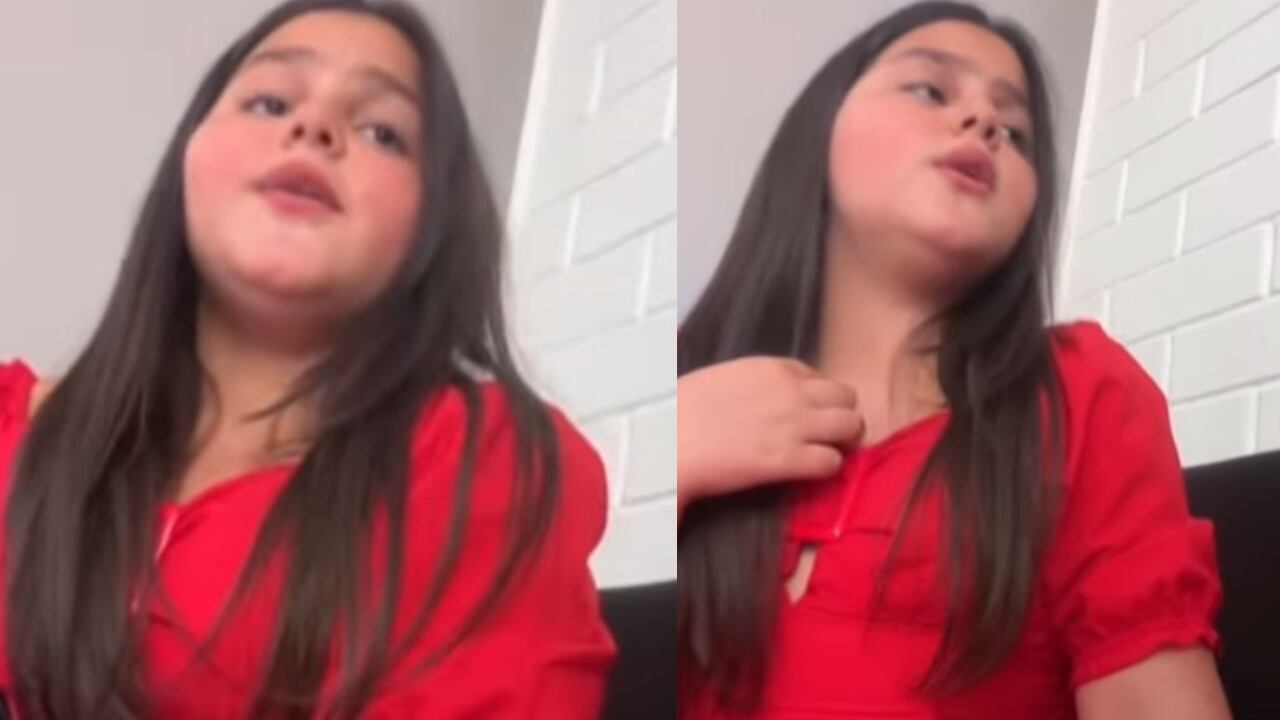 Luci, niña venezolana que cantó por su país.