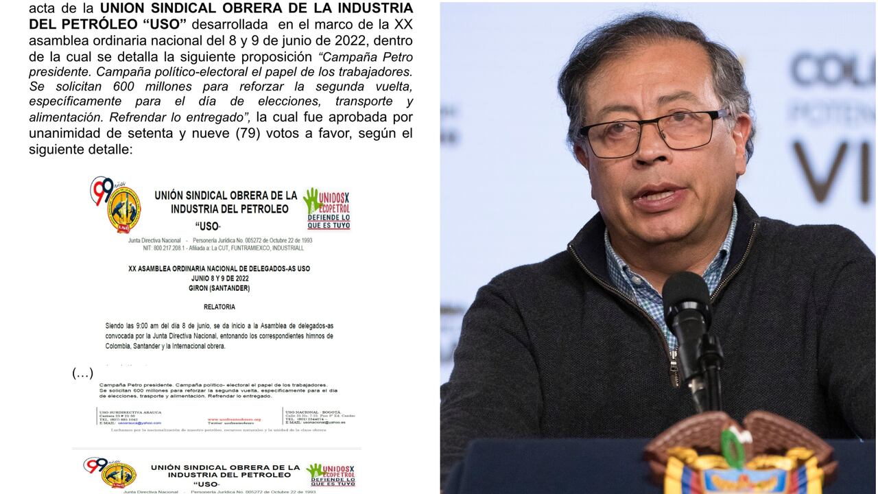 Gustavo Petro presunta violación de topes en la financiación de la campaña