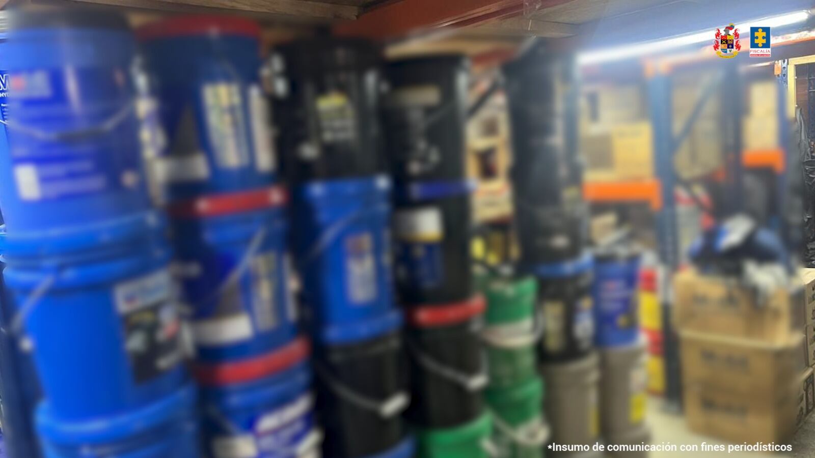 Fueron incautadas 40 toneladas de mercancía, representadas en 5.414 unidades de Lubricantes