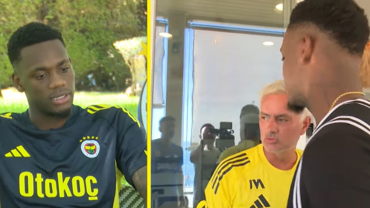 Jhon Jáder Durán mostró su admiración por la trayectoria de José Mourinho