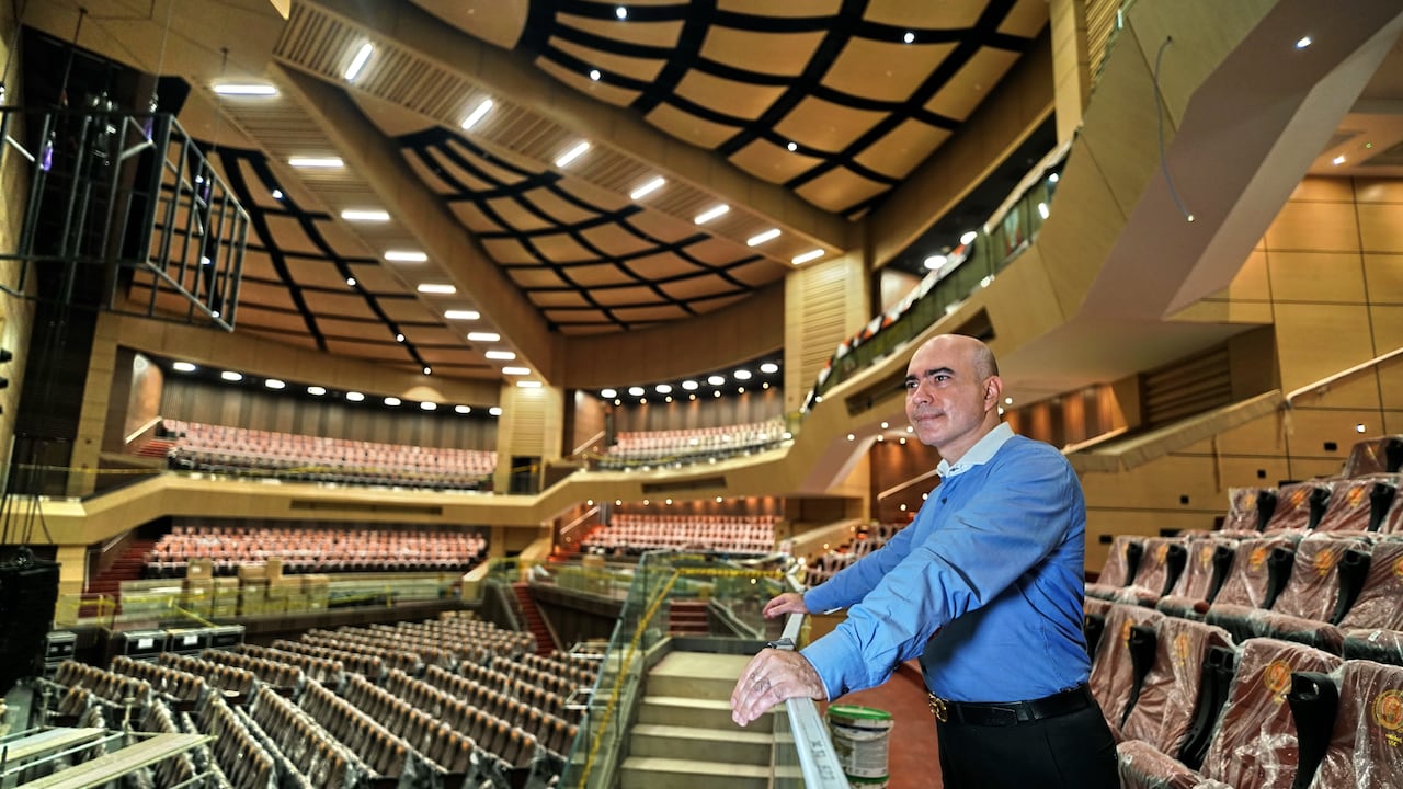 El Arena Universidad Santiago de Cali, un auditorio gigante con capacidad para dos mil personas que inaugurará la USCA en la Feria de Cali. Foto Jorge Orozco / El País.