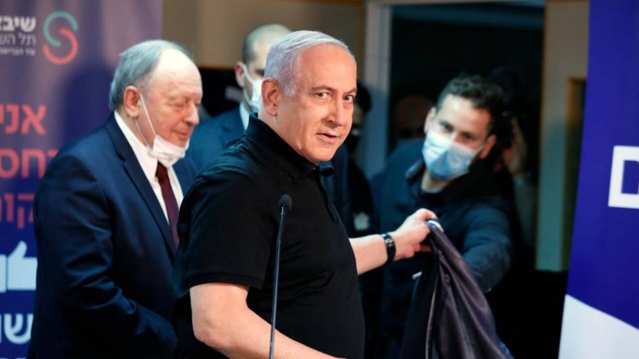 Benjamín Netanyahu, jefe del Gobierno de Israel.