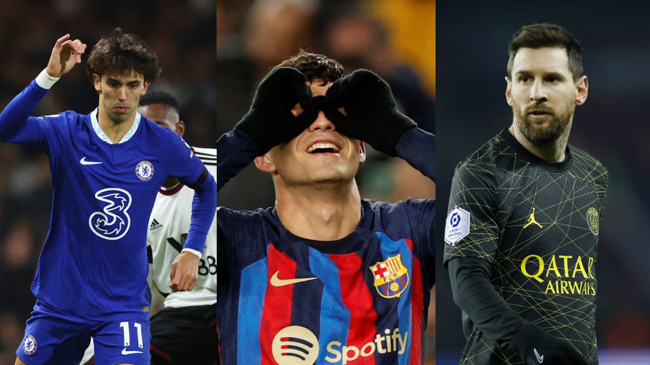 Mercado de fichajes Europa (Joao Felix, Gavi, Messi). Foto: REUTERS/David Klein//REUTERS/Albert Gea//REUTERS/Christian Hartmann