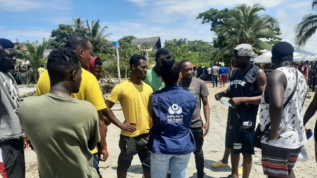 Crisis de migración en Necoclí se intensifica: 19 mil haitianos están represados