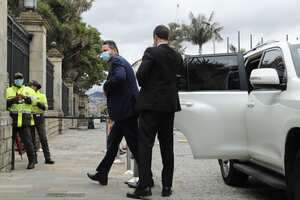 Paro Nacional
Mesa concertación paro nacional
10 mayo 2021
Palacion de Nariño
Monseñor Hector Fabio Henao
Foto Guillermo Torres