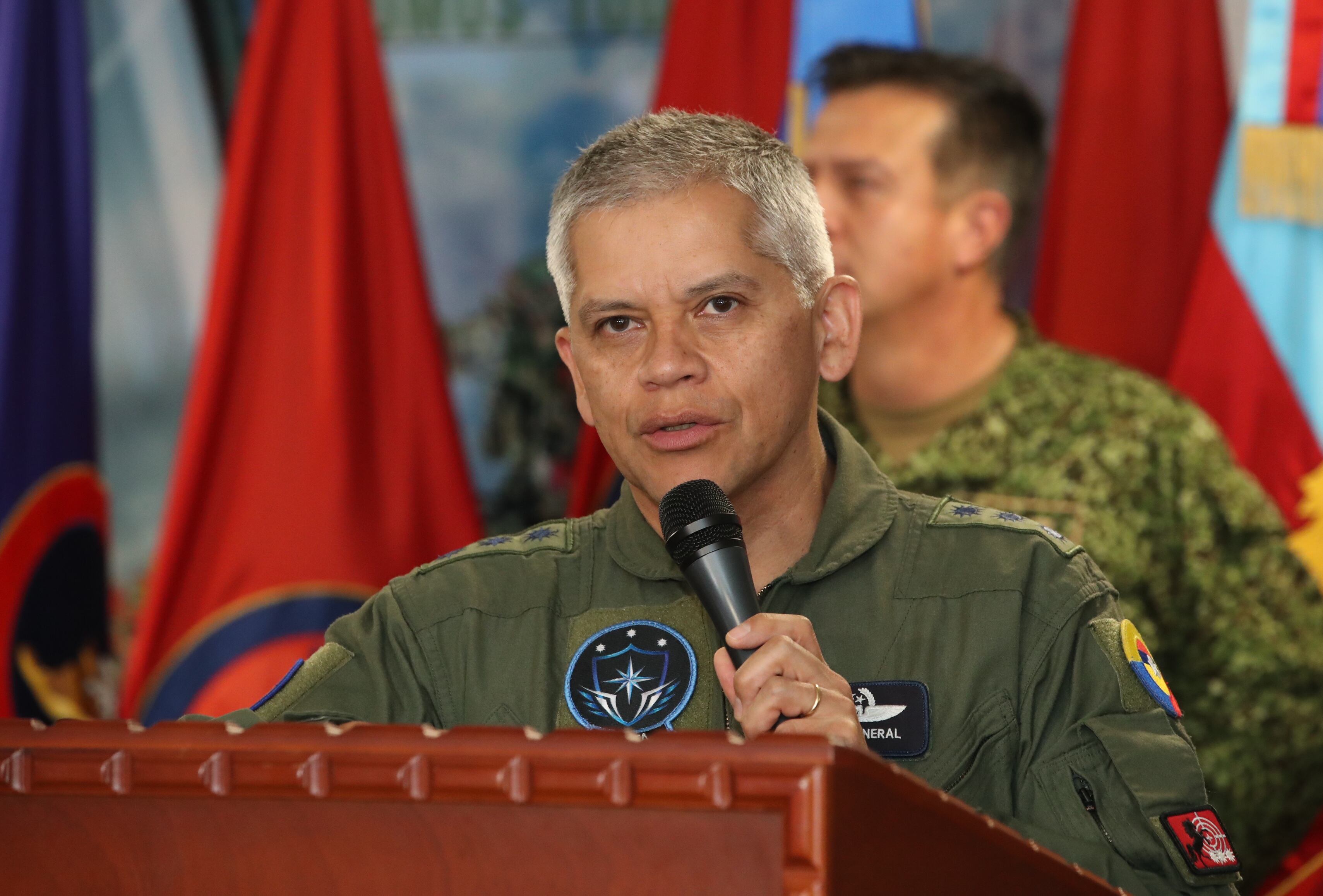 Rueda de prensa Comandante General de las Fuerzas Militares y la cúpula militar