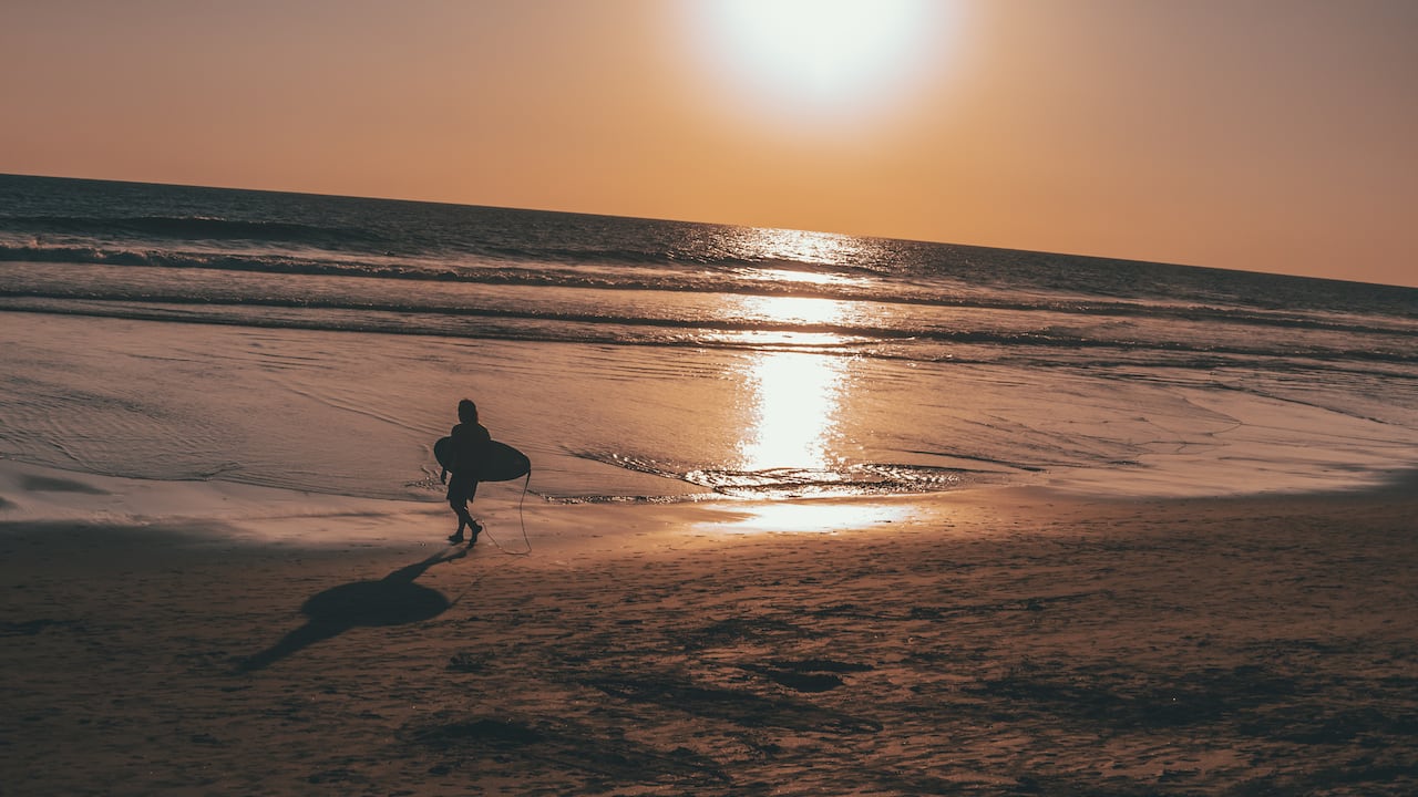 Las playas más famosas de El Salvador para surfear olas de derecha.