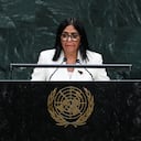 Delcy Rodríguez ante la Asamblea General de la ONU.