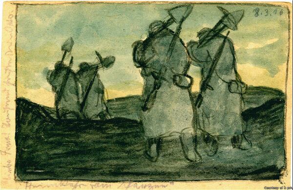 Marion Deshmukh explica que las postales le parecen notables no sólo porque están en muy buenas condiciones, sino porque rara vez han sido vistas. "Básicamente estuvieron en una caja por cien años", le dice al corresponsal de BBC Mundo en Washington, Thomas Sparrow. Las postales pertenecen a la otra curadora de la exposición, Irene Günther, quien las encontró cuando revisó objetos de su familia, que estaba vinculada con el arte alemán.