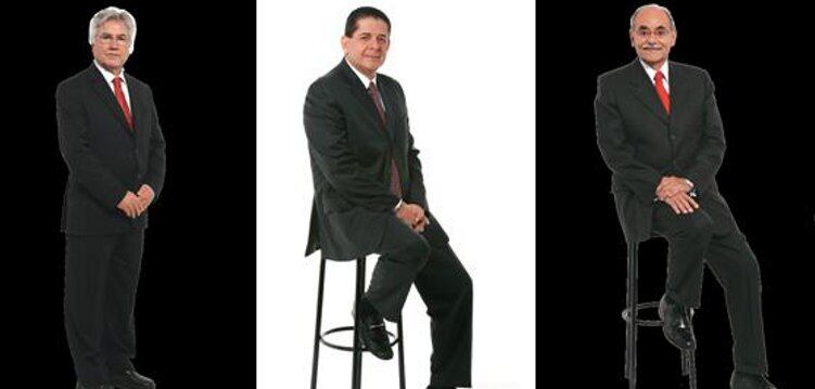 Algunos alcaldes y gobernadores ganadores del premio Colombia Líder.De izquierda a derecha: José Rozo Millán, Exgobernador de Boyacá, Mejor Gobernador Incluyente 2008-2011, Jesus Botero, Exalcalde de Ibagué, Mejor Alcalde 2008-2011 (Municipios
de más de 500.001 habitantes y Horacio Serpa Exgobernador de Santander.