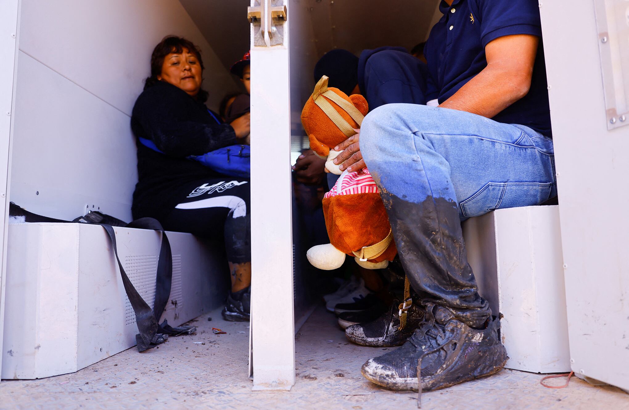 En imágenes : Las solicitantes de asilo cruzan Río Bravo hacia Estados Unidos.