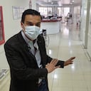 Juan Diego Alvira en el Hospital Santa Clara