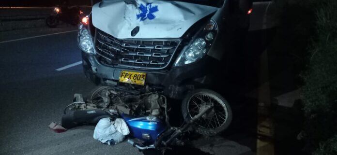 El accidente ocurrió en la vía a Yuma.