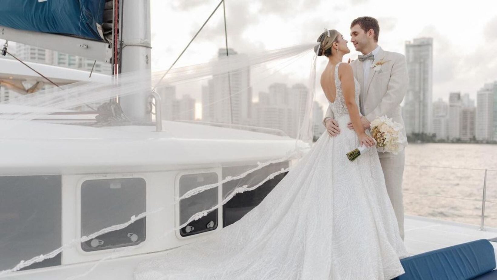 Exreina del Carnaval de Barranquilla desató polémica por haberse casado en Cartagena